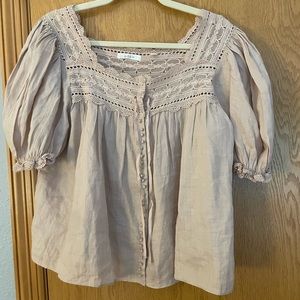 Doen Anneth Top - Sundried Rose - Size M
